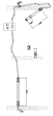TRISCAN 8516 16002 - Hydraulikschlauch, Lenkung