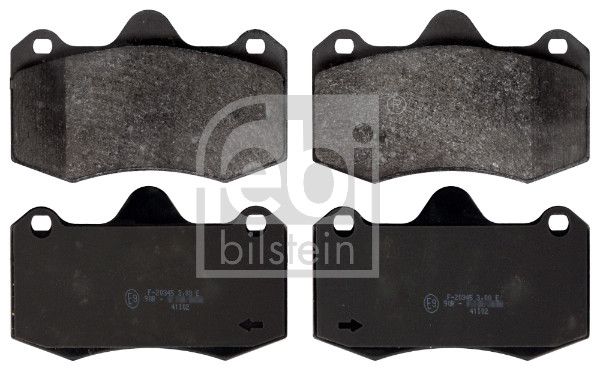 FEBI BILSTEIN 116207 - Bremsbelagsatz, Scheibenbremse