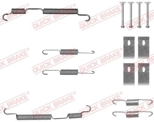 QUICK BRAKE 105-0050 - Zubehörsatz, Bremsbacken