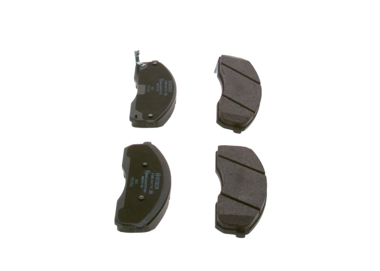 BOSCH 0 986 424 714 - Bremsbelagsatz, Scheibenbremse