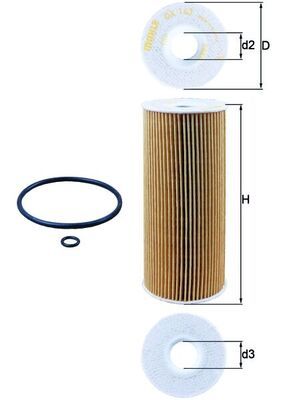 KNECHT OX 143D - Ölfilter