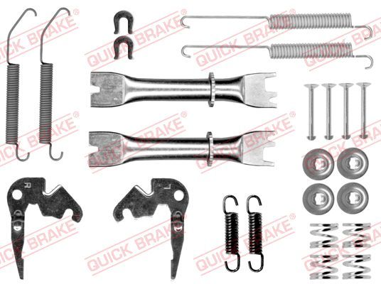 QUICK BRAKE 105-0033S-02 - Zubehörsatz, Bremsbacken