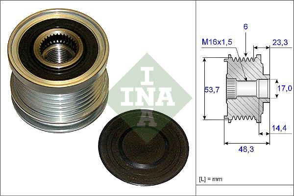 Schaeffler INA 535 0204 10 - Generatorfreilauf