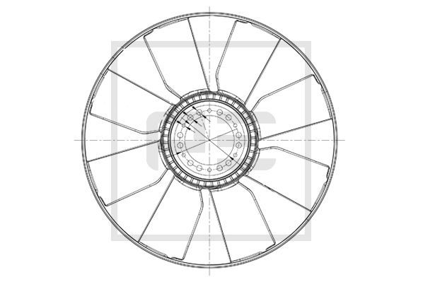 PE Automotive 030.190-00A - Lüfter, Motorkühlung