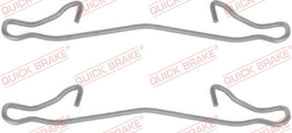 QUICK BRAKE 109-1121 - Zubehörsatz, Scheibenbremsbelag