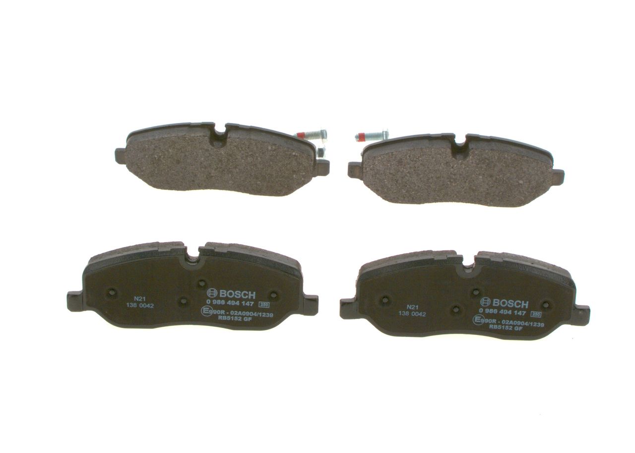 BOSCH 0 986 494 147 - Bremsbelagsatz, Scheibenbremse