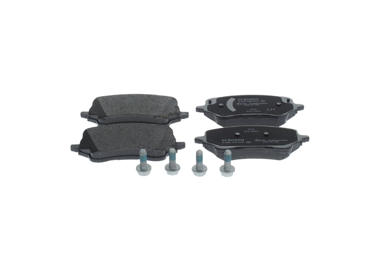 BOSCH 0 986 460 016 - Bremsbelagsatz, Scheibenbremse