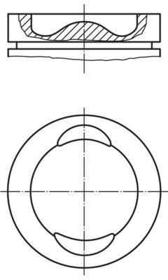 MAHLE 004 10 00 - Kolben