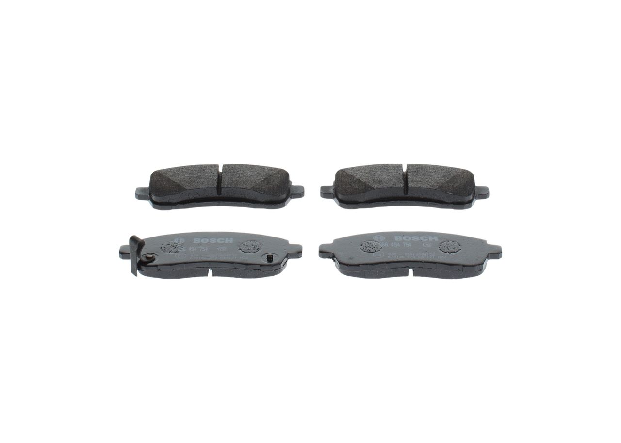 BOSCH 0 986 494 754 - Bremsbelagsatz, Scheibenbremse