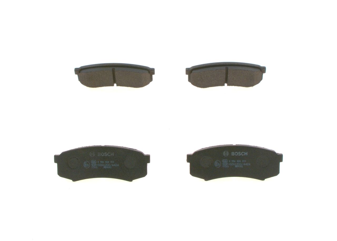 BOSCH 0 986 424 313 - Bremsbelagsatz, Scheibenbremse