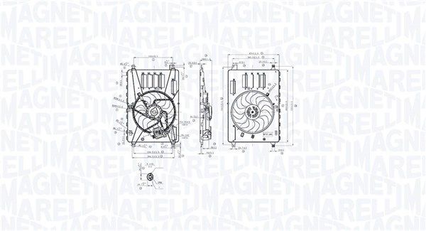 MAGNETI MARELLI 069422857010 - Lüfter, Motorkühlung