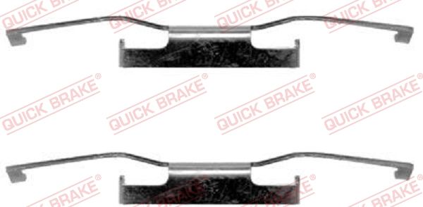 QUICK BRAKE 109-1011 - Zubehörsatz, Scheibenbremsbelag