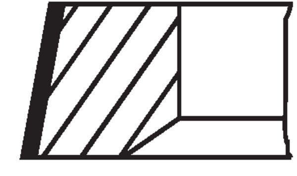 MAHLE 001 RS 00110 0N0 - Kolbenringsatz