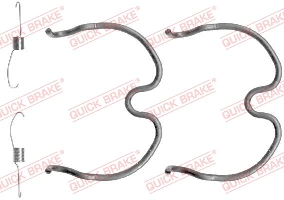 QUICK BRAKE 105-0837 - Zubehörsatz, Bremsbacken