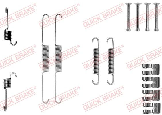 QUICK BRAKE 105-0763 - Zubehörsatz, Bremsbacken
