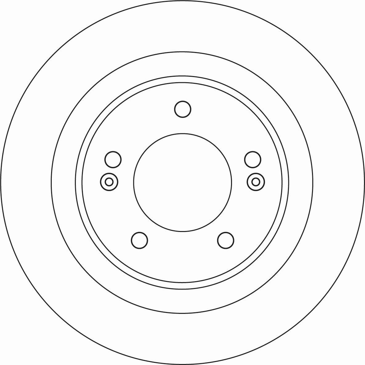 TRW DF6599 - Bremsscheibe