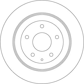 TRW DF8053 - Bremsscheibe