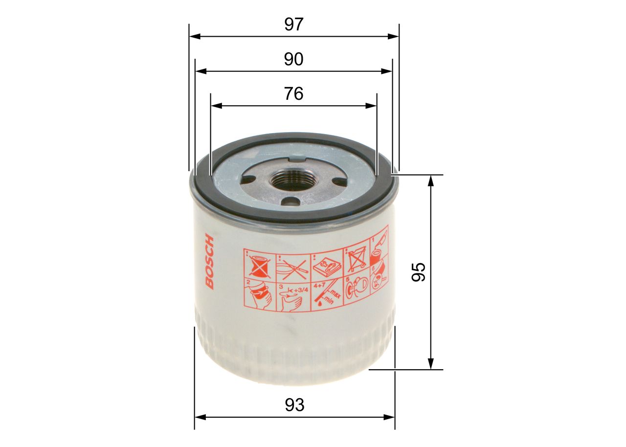 BOSCH 0 451 103 252 - Ölfilter