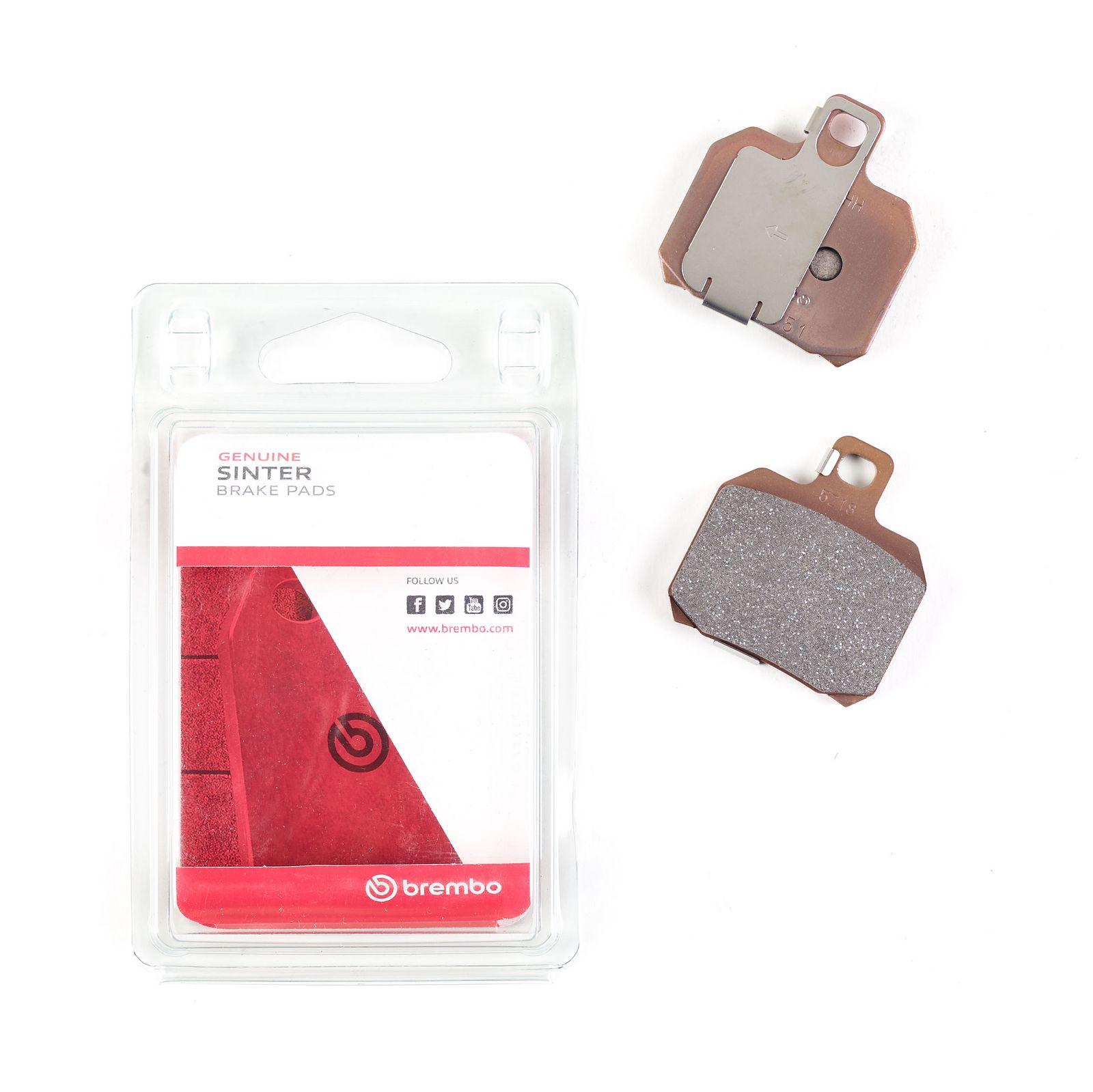 BREMBO 07BB209A - Bremsbelagsatz, Scheibenbremse
