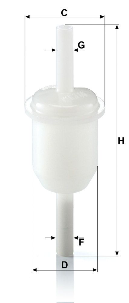 MANN-FILTER WK 31/4 (10) - Kraftstofffilter