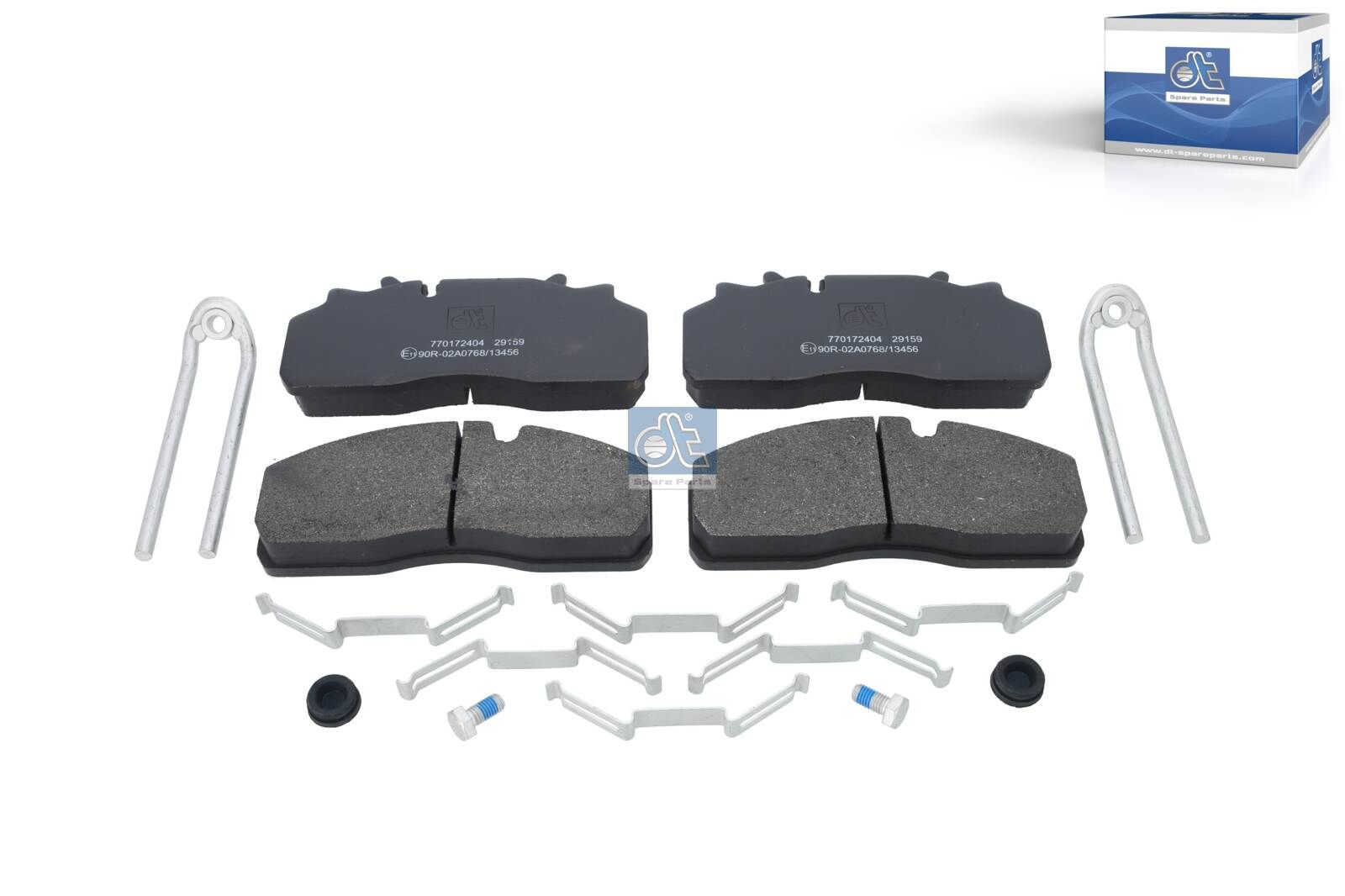 DT Spare Parts 10.34127 - Bremsbelagsatz, Scheibenbremse