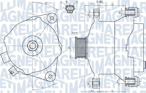 MAGNETI MARELLI 063731483010 - Generator