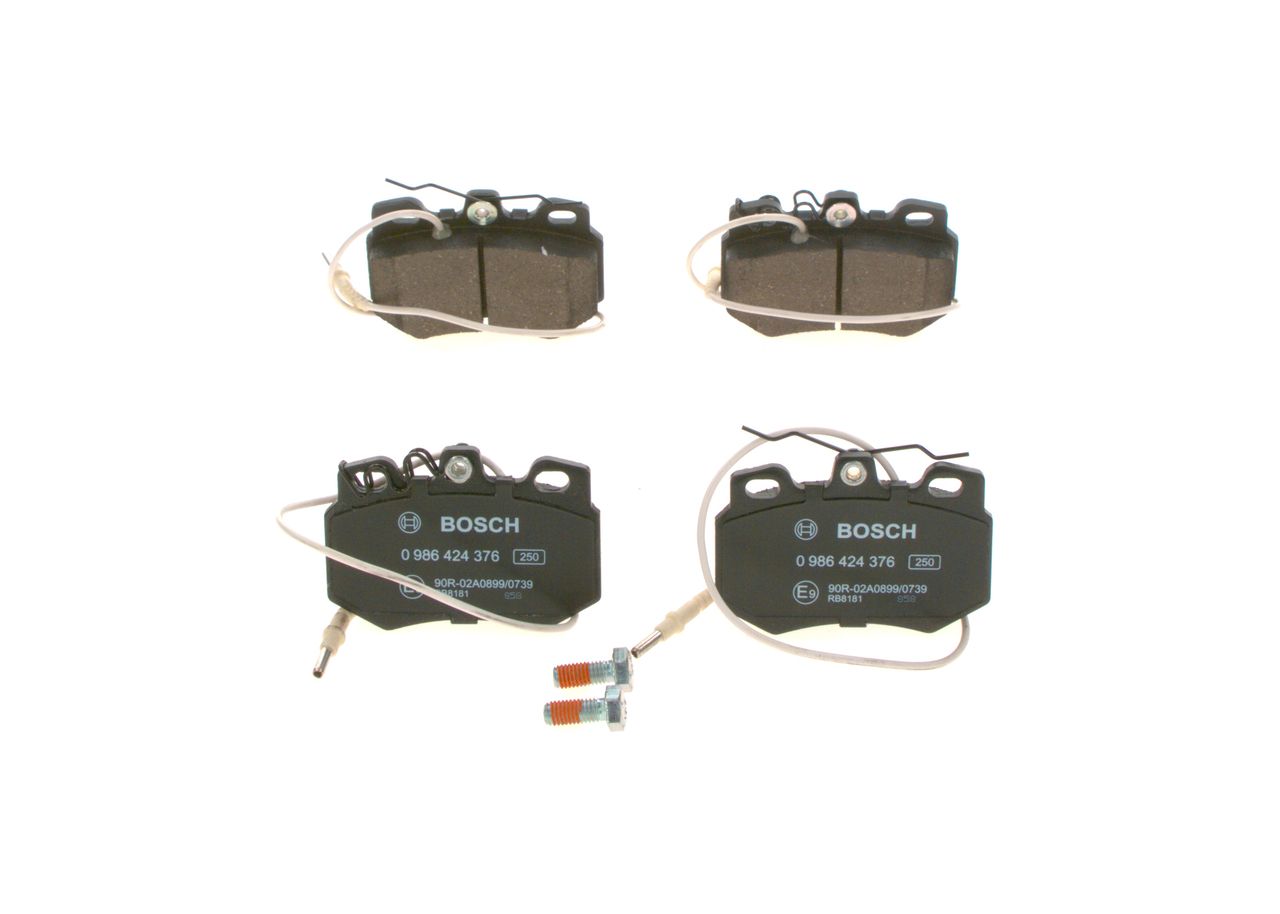 BOSCH 0 986 424 376 - Bremsbelagsatz, Scheibenbremse