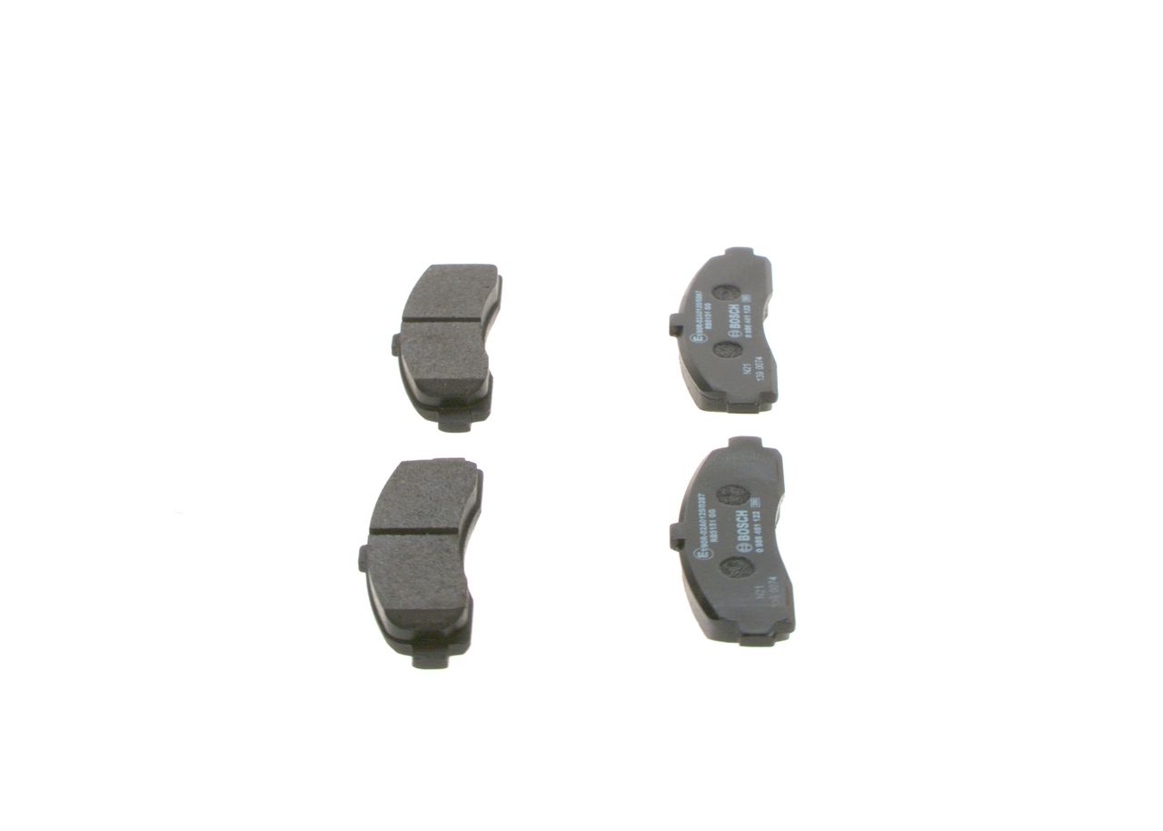 BOSCH 0 986 461 122 - Bremsbelagsatz, Scheibenbremse