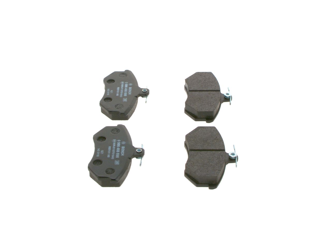 BOSCH 0 986 466 698 - Bremsbelagsatz, Scheibenbremse