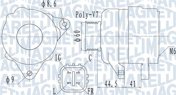 MAGNETI MARELLI 063731981010 - Generator