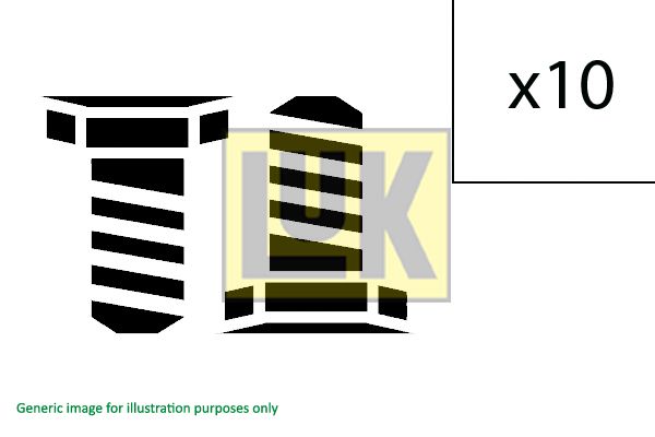 Schaeffler LuK 411 0140 10 - Schraubensatz, Schwungrad