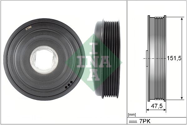 Schaeffler INA 544 0136 10 - Riemenscheibe, Kurbelwelle