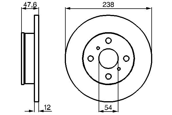 BOSCH 0 986 478 506 - Bremsscheibe