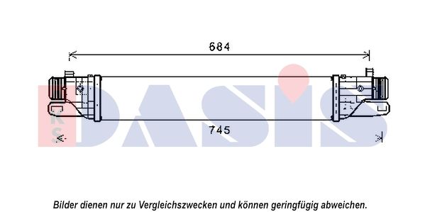 AKS DASIS 027002N - Ladeluftkühler