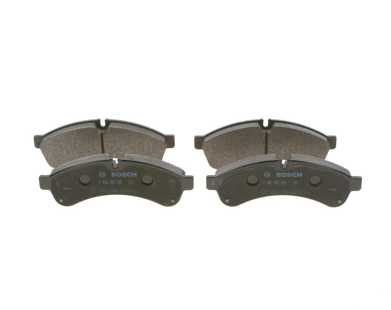BOSCH 0 986 494 335 - Bremsbelagsatz, Scheibenbremse