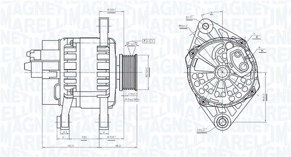 MAGNETI MARELLI 063731743010 - Generator