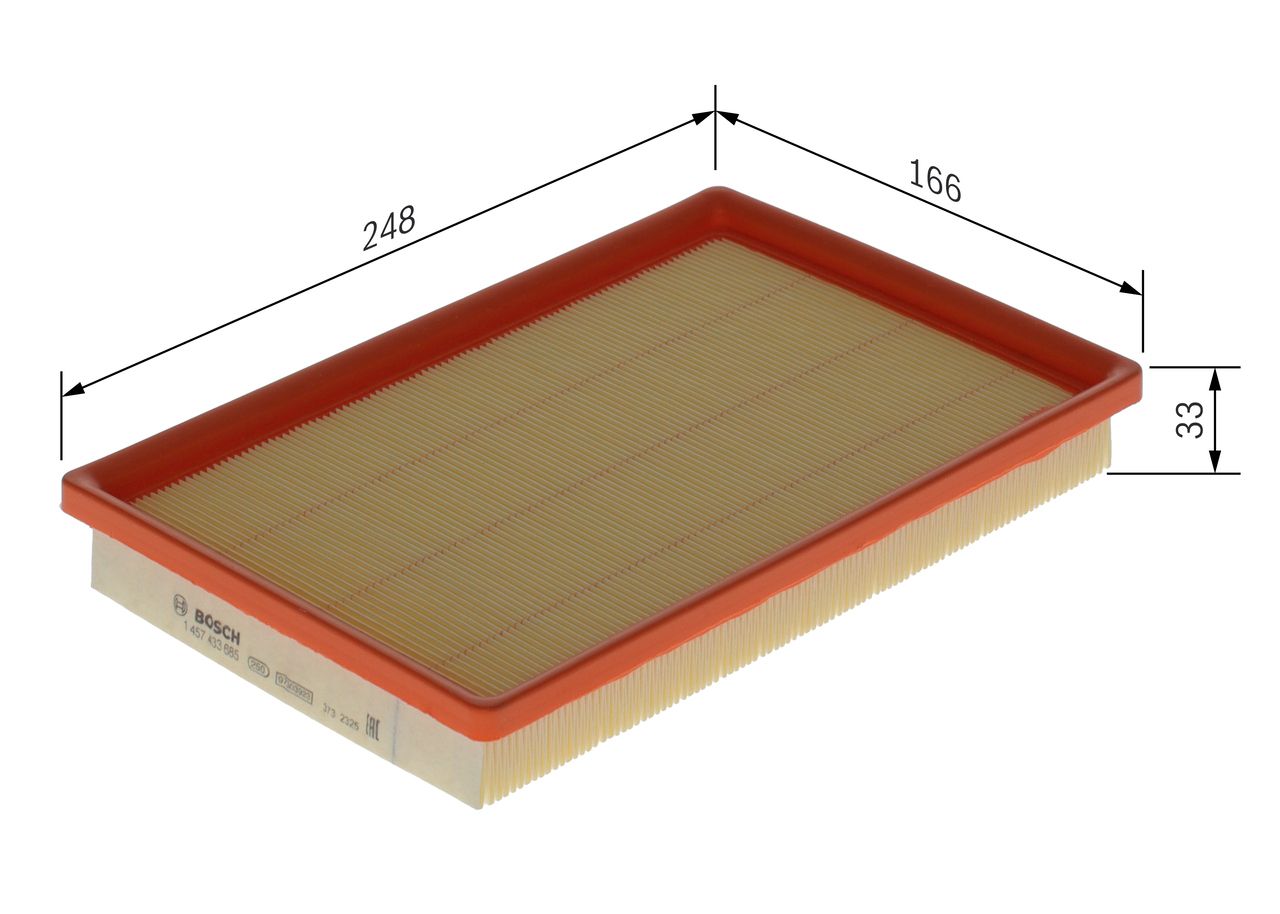 BOSCH 1 457 433 685 - Luftfilter