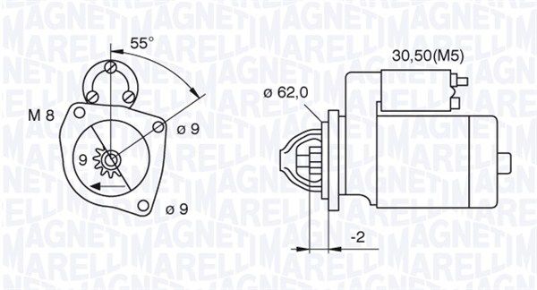 MAGNETI MARELLI 063720390010 - Starter