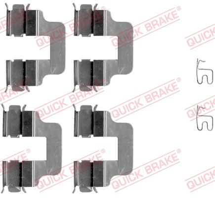 QUICK BRAKE 109-1245 - Zubehörsatz, Scheibenbremsbelag