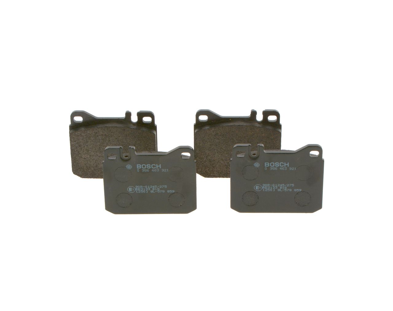 BOSCH 0 986 463 921 - Bremsbelagsatz, Scheibenbremse