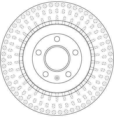 TRW DF6175S - Bremsscheibe