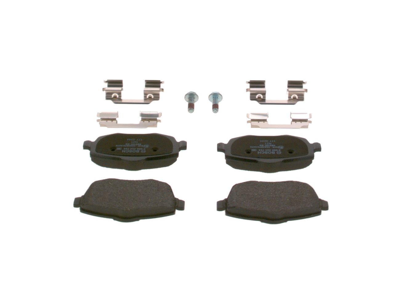 BOSCH 0 986 424 793 - Bremsbelagsatz, Scheibenbremse