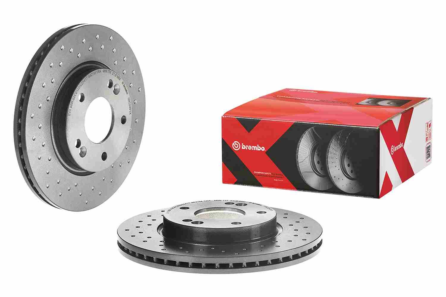 BREMBO 09.C249.1X - Bremsscheibe