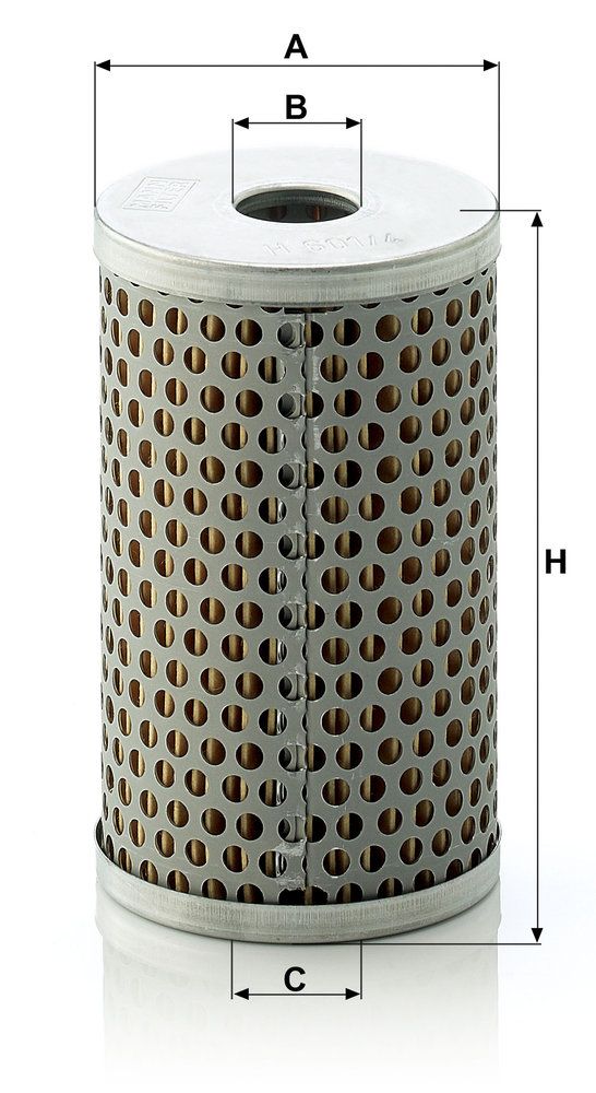 MANN-FILTER H 601/4 - Hydraulikfilter, Lenkung