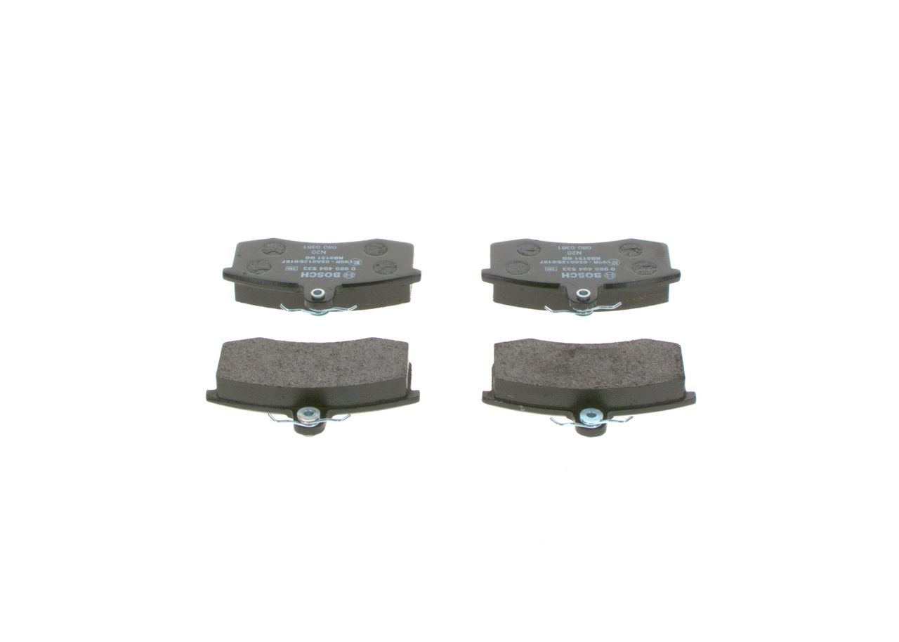BOSCH 0 986 494 533 - Bremsbelagsatz, Scheibenbremse