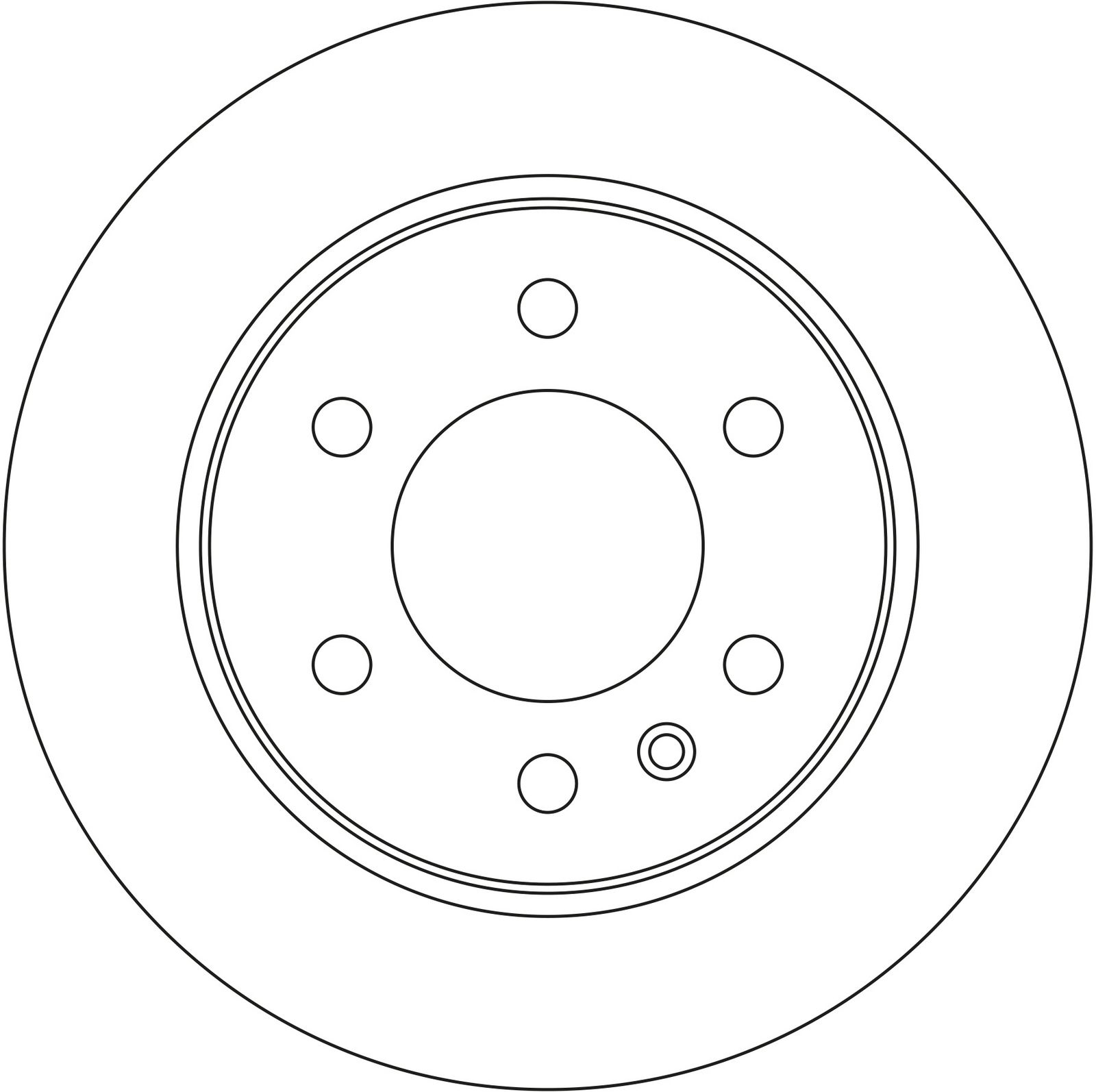 TRW DF4823S - Bremsscheibe