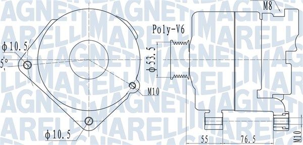 MAGNETI MARELLI 063732095010 - Generator
