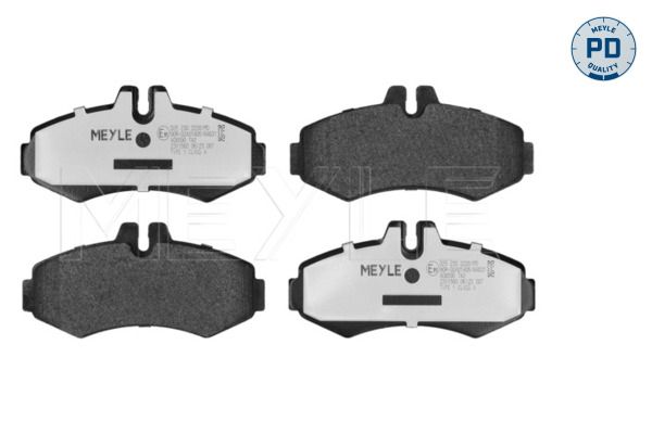 MEYLE 025 230 2220/PD - Bremsbelagsatz, Scheibenbremse