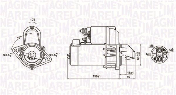 MAGNETI MARELLI 063721257010 - Starter