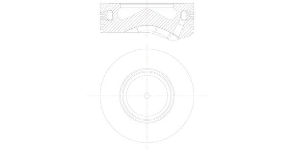 MAHLE 081 PI 00105 000 - Kolben